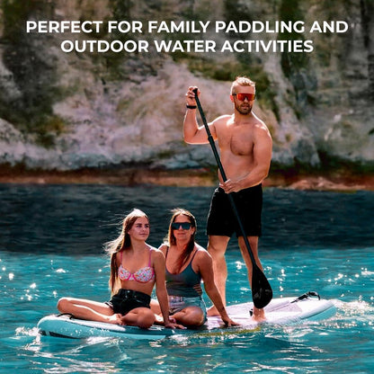 Inflatable Stand up Paddle Board with Premium SUP Accessories, Wide Stable Design, Non-Slip EVA Deck Pad for Youth and Adults