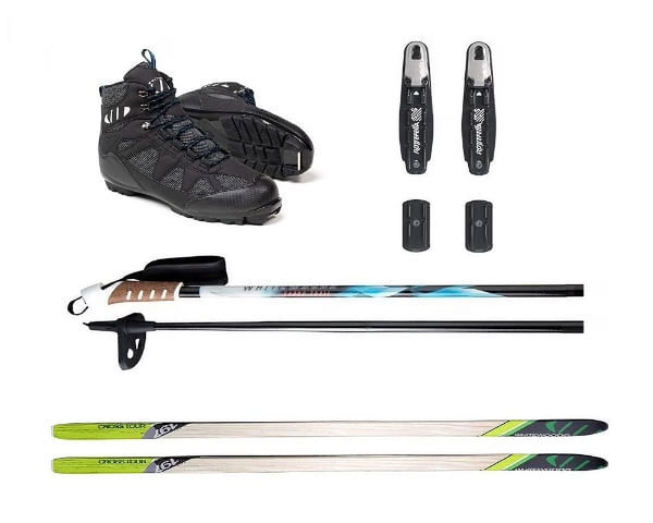 Adult NNN Cross Country Ski Package, 197Cm (For Skiers 151-180 Lbs.)