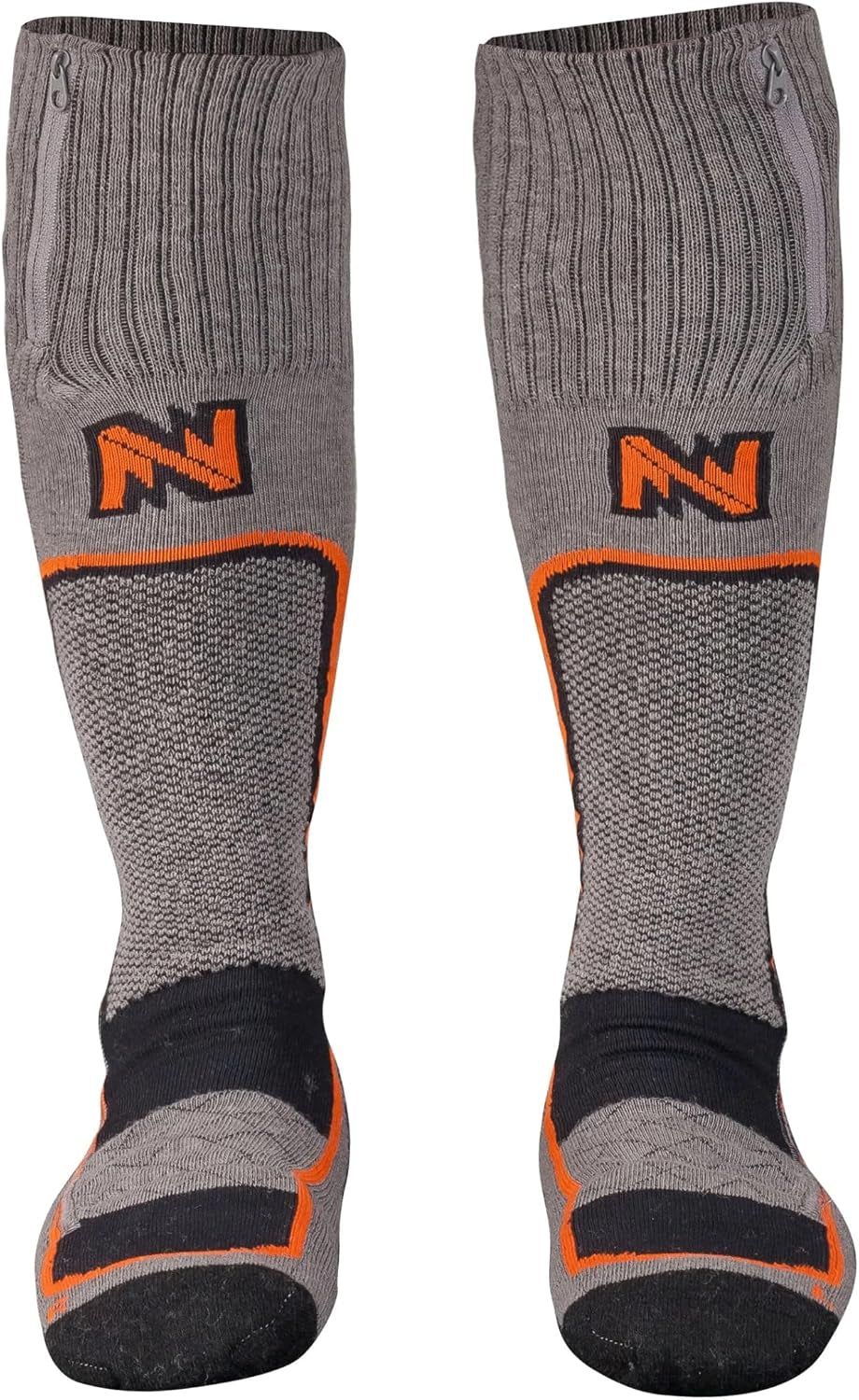 Fieldsheer Merino 2.0 Wool Heated Socks for Men with Wireless Remote Control, Three Heat Settings, Arch Support & Cushioning, Dark Grey - X-Large