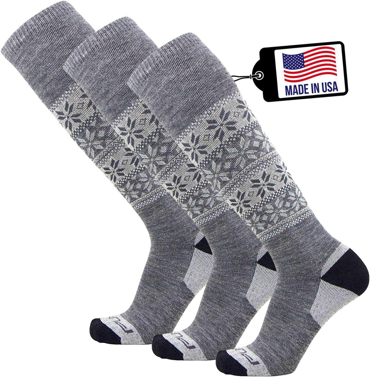 Alpaca Ski Socks – Men Warm Wool Sock, Women Skiing, Snowboarding