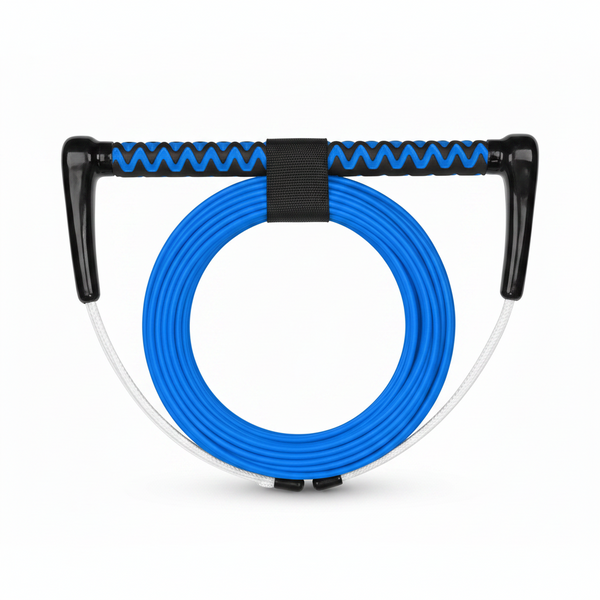 Dyneema Wakeboard Rope and Handle, No Stretch Tow Rope with EVA Grip, Multi Section Water Ski Wakeboarding Line for Boat Towables, 1,700 Lb Break Strength, up to 75 Ft